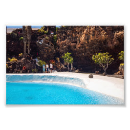 ハメオス・デル・アグアのプール ランサローテ島 フォトプリント