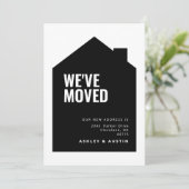 ハモダンウスミニマルシェイプ引っ越しましたニューホーム 案内状 (スタンド正面)