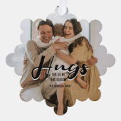 ハモダング |フォトクリスマスホリデー オーナメントカード (正面)