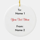 ハヤブサのオーナメント セラミックオーナメント (裏面)