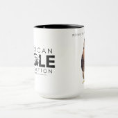 ハヤブサのペチュニア マグカップ (中央)