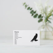 ハヤブサの名刺 名刺 (スタンド正面)