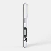 ハヤブサ満月モノグラム iPhone 16ケース (右側面)