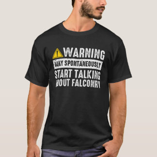 ハヤブサ狩猟についてのトーク ハヤブサ狩りをする人 ハヤブサ Tシャツ