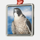 ハヤブサ メタルオーナメント (左)