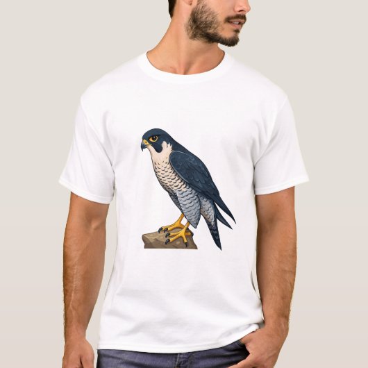 ハヤブサ メンズTシャツ Tシャツ (正面)