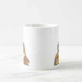 ハヤブサ 鳥 ファルコン コーヒーマグカップ (中央)