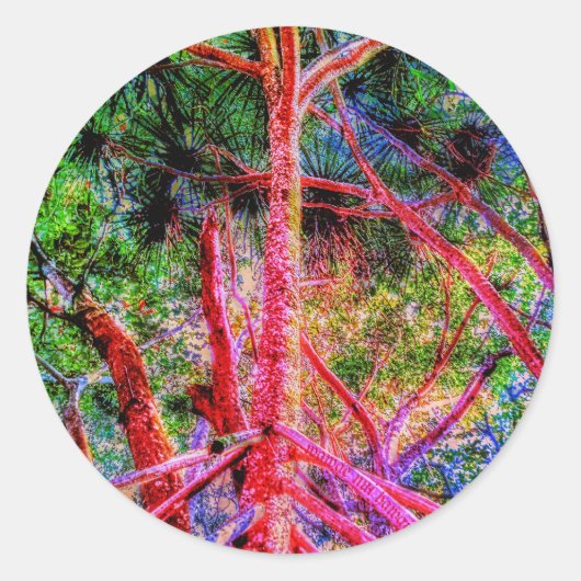 ハラが成長する場所，ステッカー ラウンドシール (正面)