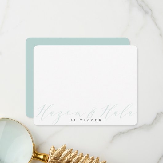 ハラカスタムのプリント受注デザイン サンキューカード (正面/裏面インサイチュ)