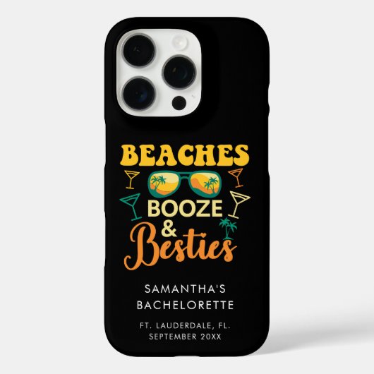 ハラスメントパーティーのビーチと酒と親友 Case-Mate iPhoneケース (裏面)