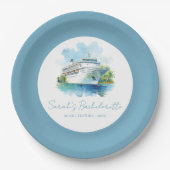 ハラスメントパーティ クルーズ船 専用 ペーパープレート (正面)