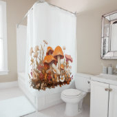 ハラタケ科トアドスツール（小） シャワーカーテン (インサイチュ)