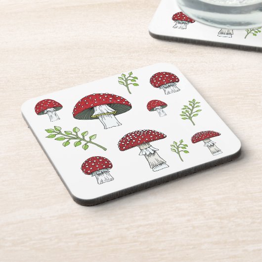 ハラタケ コースター (左側)