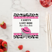 ハラハラディスコカウガール独身最後のパーティー スタンダードカクテルナプキン (インサイチュ)