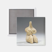 ハラフスタイルの雌フィギュア紀元前4500年(ter) マグネット (正面/裏面)