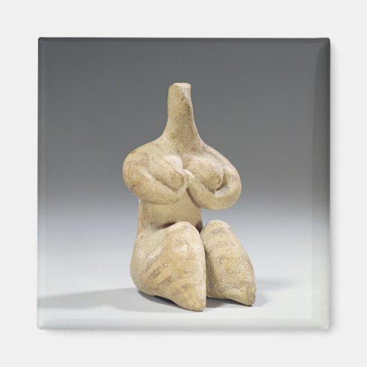 ハラフスタイルの雌フィギュア紀元前4500年(ter) マグネット (正面)