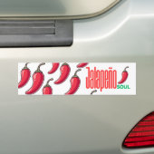ハラペーニョソウル バンパーステッカー (車上)