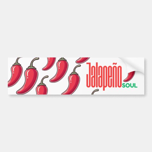 ハラペーニョソウル バンパーステッカー (正面)