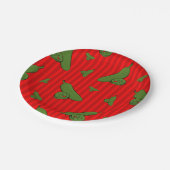 ハラペーノイラストレーション ペーパープレート (アングル)