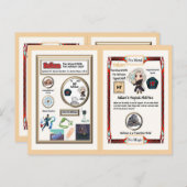 ハラムウィザード – ハフニウム要素 ポストカード (正面/裏面)