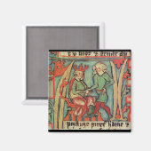 ハラルドIフェアヘアーグリーティンググスレム'Flateybok マグネット (正面/裏面)