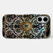 ハラレシャムエレガントダマスクモノグラム Case-Mate iPhoneケース (裏面 (横))