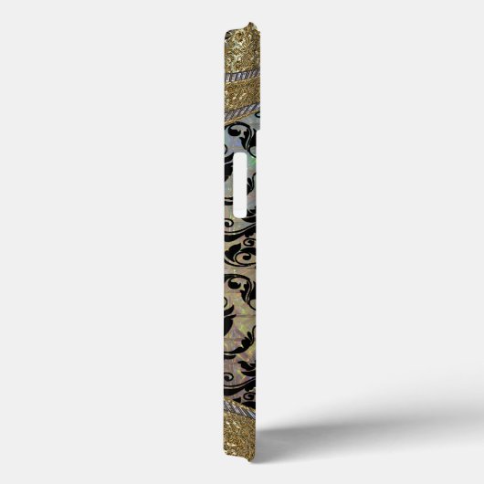 ハラレシャムパタエレガントンIIモノグラムタフ Case-Mate iPhoneケース (裏面 / 右)