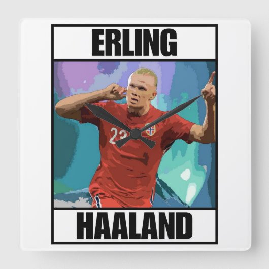 ハランド スクエア壁時計 (正面)