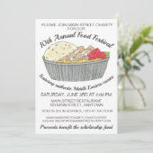 ハラールチキンライス中東料理フェスティバル 招待状 (スタンド正面)