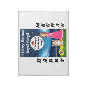 ハリおもしろいーとメガン・ラージ書ズ・パッド ノートパッド (回転)