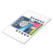 ハリおもしろいーとメガン・ラージ書ズ・パッド ノートパッド (アングル)