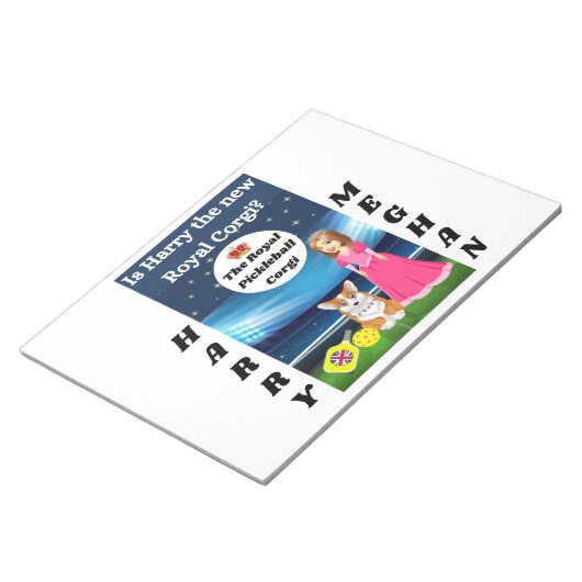 ハリおもしろいーとメガン・ラージ書ズ・パッド ノートパッド (アングル)