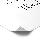 ハリとベリーのカクテル ウェディング バー サイン (角)