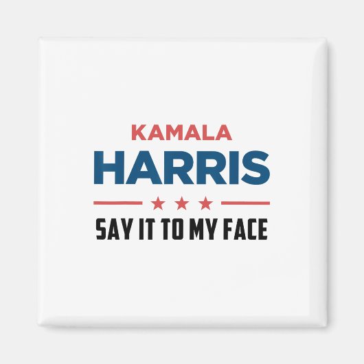 ハリもしス得君の言いたいことだ マグネット (正面)