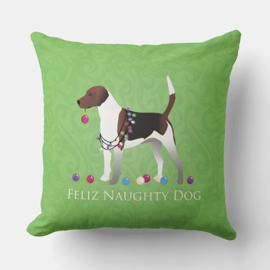 ハリアクリスマスデザイン クッション (正面)