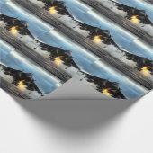 ハリアーの戦闘機 ラッピングペーパー (角)