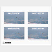 ハリアージャンプジェット 長方形シール (シート)