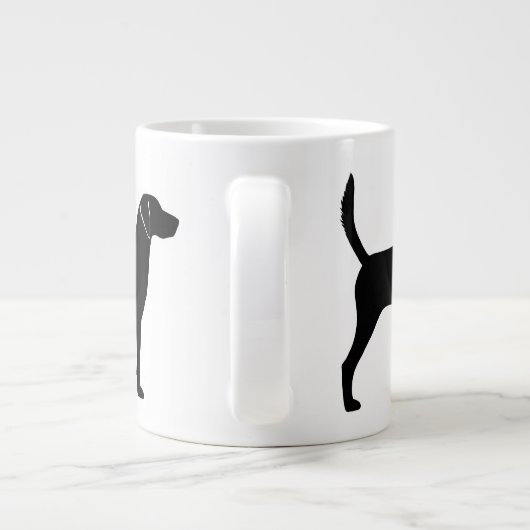 ハリアードッグがシルエットを育てる ジャンボコーヒーマグカップ (裏面)
