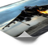 ハリアー航空機 ポスター (角)