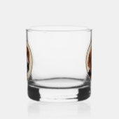 ハリア絵画ズ – かわいいオリジナルドッグアート ウイスキーグラス (左)