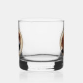 ハリア絵画ズ – かわいいオリジナルドッグアート ウイスキーグラス (右)