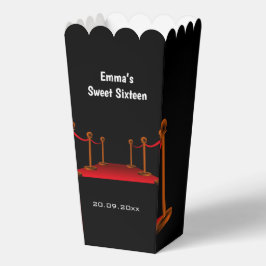 ハリウエレガントッドレッドカーペットスウィート16誕生日 フェイバーボックス