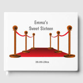 ハリウエレガントッドレッドカーペット16thエイジ誕生日 ゲストブック (正面)