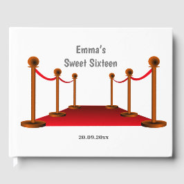 ハリウエレガントッドレッドカーペット16thエイジ誕生日 ゲストブック