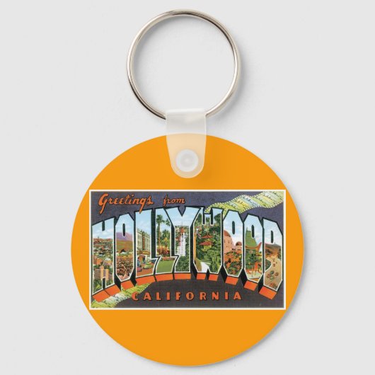 ハリウッドからの挨拶! キーホルダー (正面)
