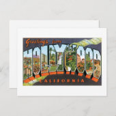 ハリウッドからの挨拶！ ポストカード (正面/裏面)