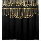 ハリウッドきらきら光るスターシャワーカーテン シャワーカーテン (正面)