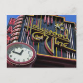 ハリウッドとつる植物の看板はがき ポストカード (正面)