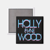 ハリウッドとつる植物 マグネット (正面/裏面)