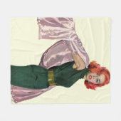 ハリウッドに私を連れて行って下さい フリースブランケット (正面(横))